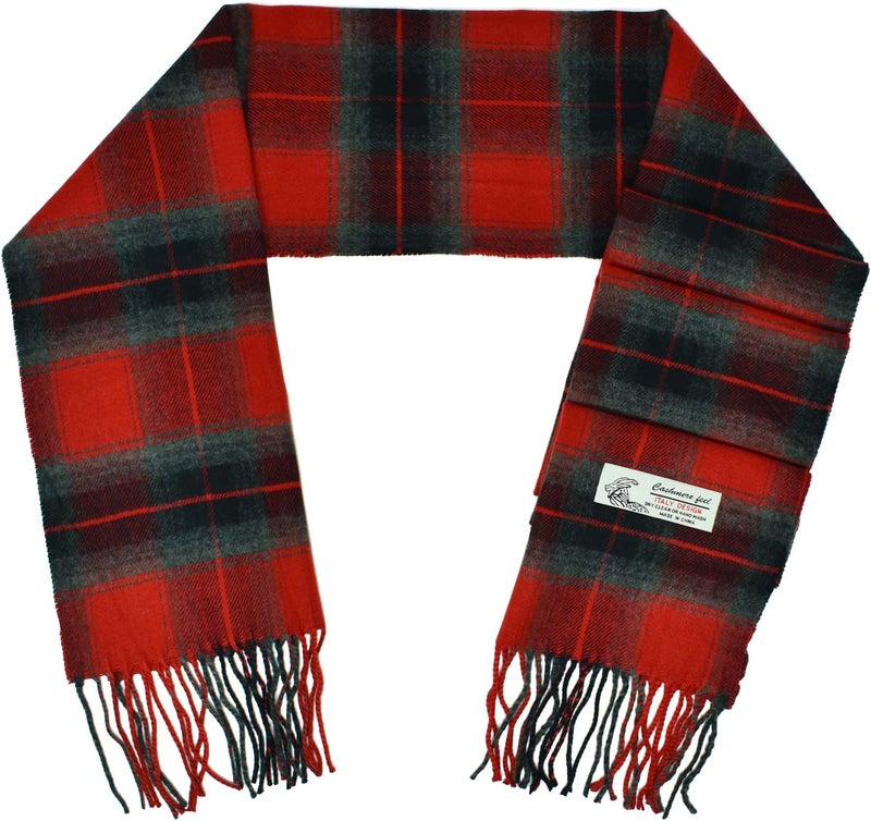 Glory Max Scottish Stewart Tartan Plaid Luxurious Winter Scarf Soft Cashmere Feel 72"x12" - Image 2